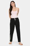 Rosaline U&I Knit Cotton Pyjama - Black Oyster — thumbnail 4